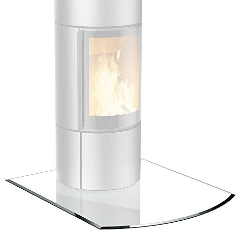 BIJON Glasplatte Segmentbogen für Kaminofen mit Dichtlippe, Glasbodenplatte - Funkenschutzplatte Glas mit Facettenschliff, Kamin Hitzeschutz, ESG Sicherheitsglas 100 x 100 cm x 6mm BIJON Glasplatte Segmentbogen für Kaminofen mit Dichtlippe, Glasbodenplatte - Funkenschutzplatte Glas mit Facettenschliff, Kamin Hitzeschutz, ESG Sicherheitsglas 100 x 100 cm x 6mm von bijon