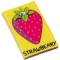 strawbeary - Süßer Kawaii Food Wortspiel Magnet von bikeparts