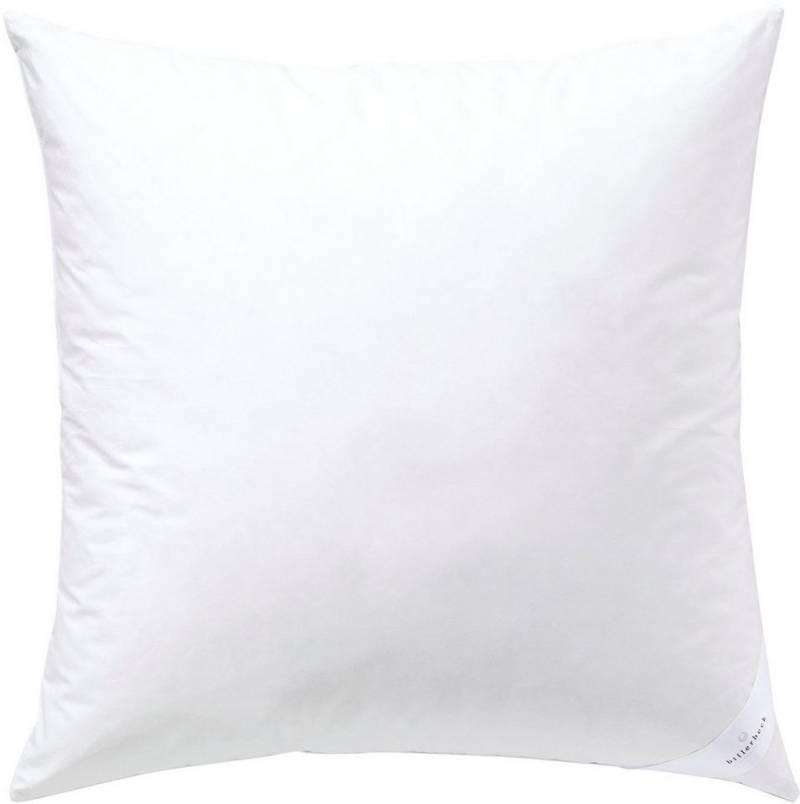 billerbeck Microfaserkissen Liliane, Kissen ist allergikerfreundlich (Hausstauballergiker), Füllung: FLOCKIS-Faserbällchen, Bezug: 100% Baumwolle, Bauchschläfer, Rückenschläfer, Seitenschläfer, Faserkissen mit hydrophil ausgerüstetem Baumwollbezug von billerbeck