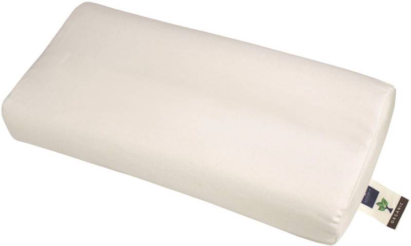 billerbeck Nackenstützkissen Cosisoft nature, Kissen 40x80cm, Füllung: Naturlatexkern, Bezug: 100% Baumwolle, Bauchschläfer, Rückenschläfer, Seitenschläfer, Das GOTS-Zertifiziertes Naturlatex-Nackenstützkissen von billerbeck