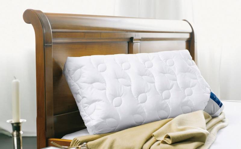 billerbeck Nackenstützkissen Belair, Kissen 40x80 cm, geeignet für Hausstauballergiker, Füllung: VITA TALALAY® - Latex, Bezug: Kuschelweicher Batist (100% Baumwolle), versteppt mit AIRTEC® (100% Polyester), Bauchschläfer, Rückenschläfer, Seitenschläfer von billerbeck