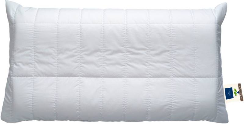 billerbeck Nackenstützkissen Cosineck nature, Kissen 40x80cm, Füllung: Naturlatex, Bezug: 100% Bio-Baumwolle, Soft-Batist, versteppt mit 100% Baumwolle, Bauchschläfer, Rückenschläfer, Seitenschläfer, Das GOTS-Zertifiziertes Naturlatex-Nackenstützkissen von billerbeck