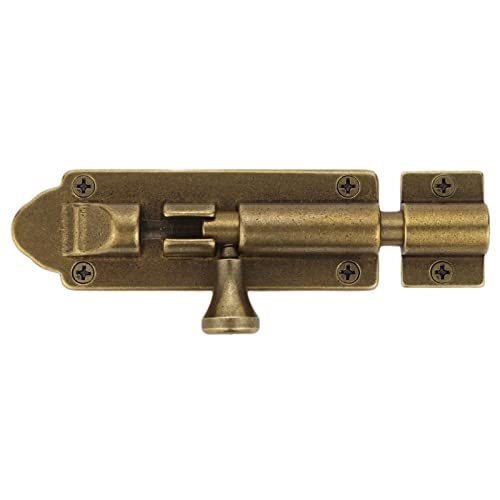 bilyglewarwof Barrel Bolt Door Schiebetürschlösser Zylinderriegel Tür Latc, Bronze, 5.0inch bilyglewarwof Barrel Bolt Door Schiebetürschlösser Zylinderriegel Tür Latc, Bronze, 5.0inch von bilyglewarwof