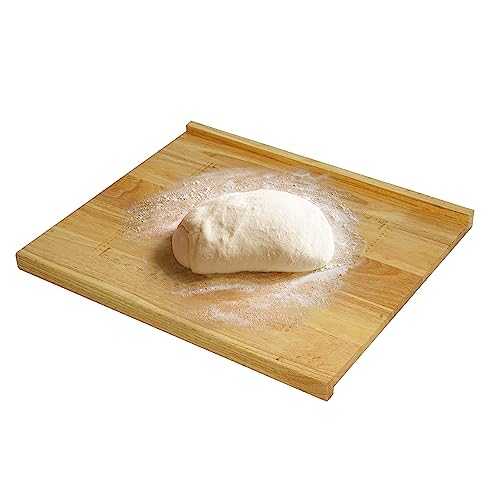 Schneidebrett Holz schneidebretter 51 * 61 * 2cm Rutschfestes Schneidebrett mit Maßband Verwendung als Frühstücksbretter, Küchenbretter, Servierbretter, Brotbretter (1 PACK) von bimiti
