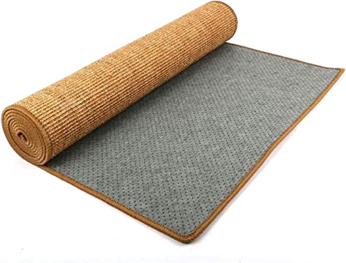 bimiti Sisal Teppich 300 x 80 cm Teppich Läufer Flur rutschfeste Sisal Runner Teppich mit Bordüre Extra Lange Teppichläufer Sisal Läufer Teppich für Flur Wohnzimmer Eingang Patio Terrasse von bimiti