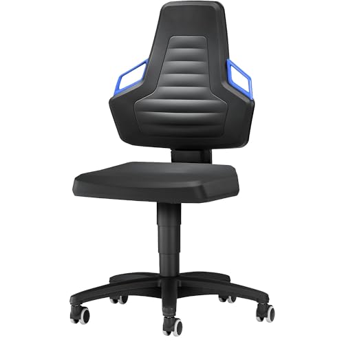 bimos | Arbeitsdrehstuhl | mit Handgriff | mit Rollen | PU-Schaum von bimos
