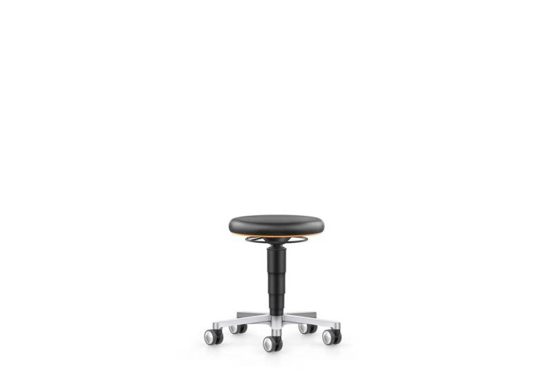 bimos Bürostuhl Hocker Labor 9463L-MG01-3279 Rollen schwarz/orange von bimos