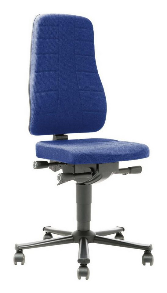 bimos Drehstuhl, Allroundstuhl All-In-One2 Stoff-blau (9643-6802) von bimos
