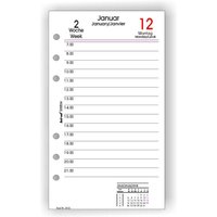 bind Kalendereinlage 2024 A6 1 Woche/2 Seiten von bind