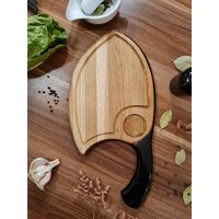 Serviertablett/Schneidebrett Aus Holz, Handgefertigt von bindedeinglueck