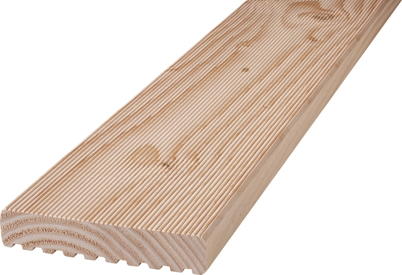 Terrassendiele Douglasie 200 x 14,5 x 2,8 cm grob/fein unbehandelt von Weitere