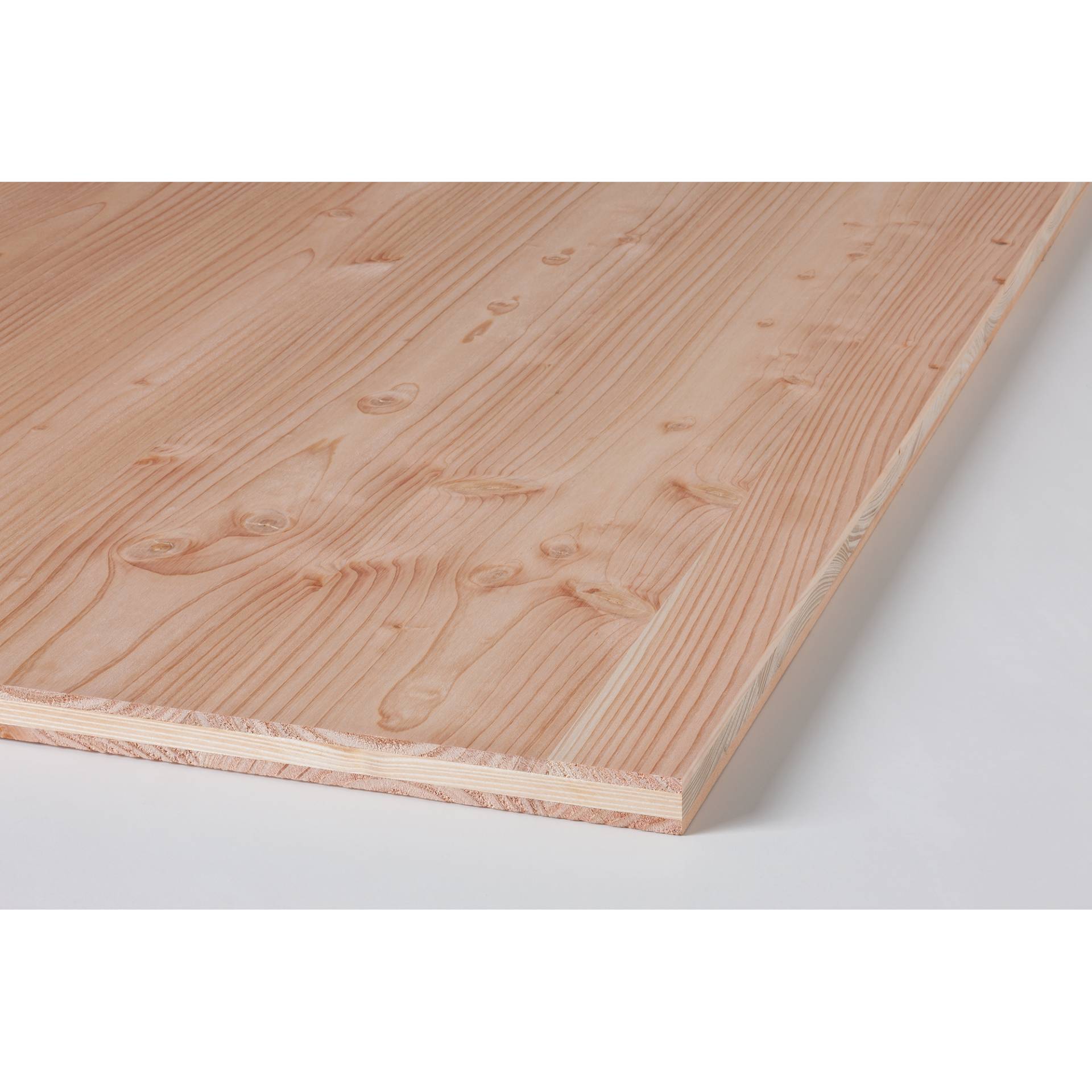 binderholz 3-Schicht-Platte B/C 'plus'  Douglasie geschliffen 2500 x 500 x 19 mm von binderholz