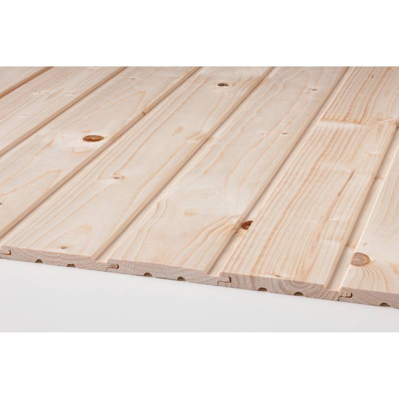 Klenk Holz Profilholz Fichte/Tanne gehobelt 12,5 x 96 x 3000 mm von Klenk Holz