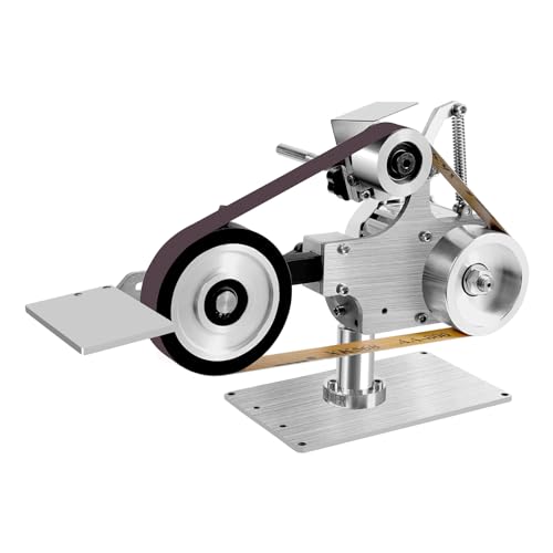 biniliubi Band Tellerschleifer Bandschleifmaschine Verstellbare Belt Sander BüRstenlosem Motor Bandschleifer Elektrische Sanding Machine Cutter Edges Bench Grinder Multifunktional Holzbearbeitung von biniliubi