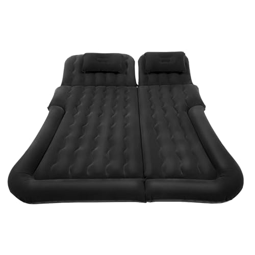 binxun SUV Aufblasbare Matratze Aufblasbare Bett Matratzes Auto LKW Rücksitz Schlafbetten mit Luftpumpe Kit, 174 * 126cm Aufblasbares SUV Luft Matratze für Reisen, Camping, Schlafen (Schwarz) von binxun