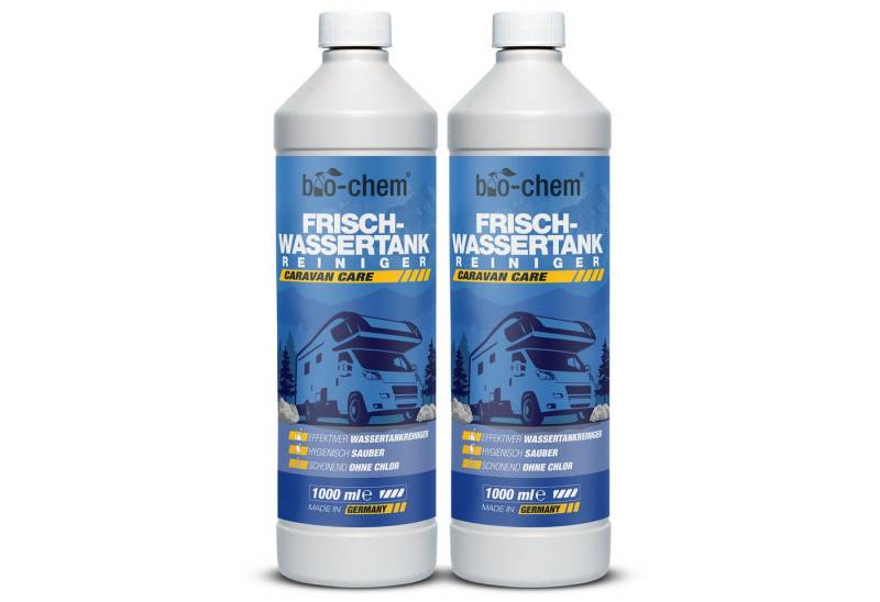 bio-chem Frischwassertank Reiniger 1 L - Tankreiniger für Wohnmobil & Caravan Campingtoilettenreiniger (Frischwassertank-Reiniger 2x 1 L) von bio-chem