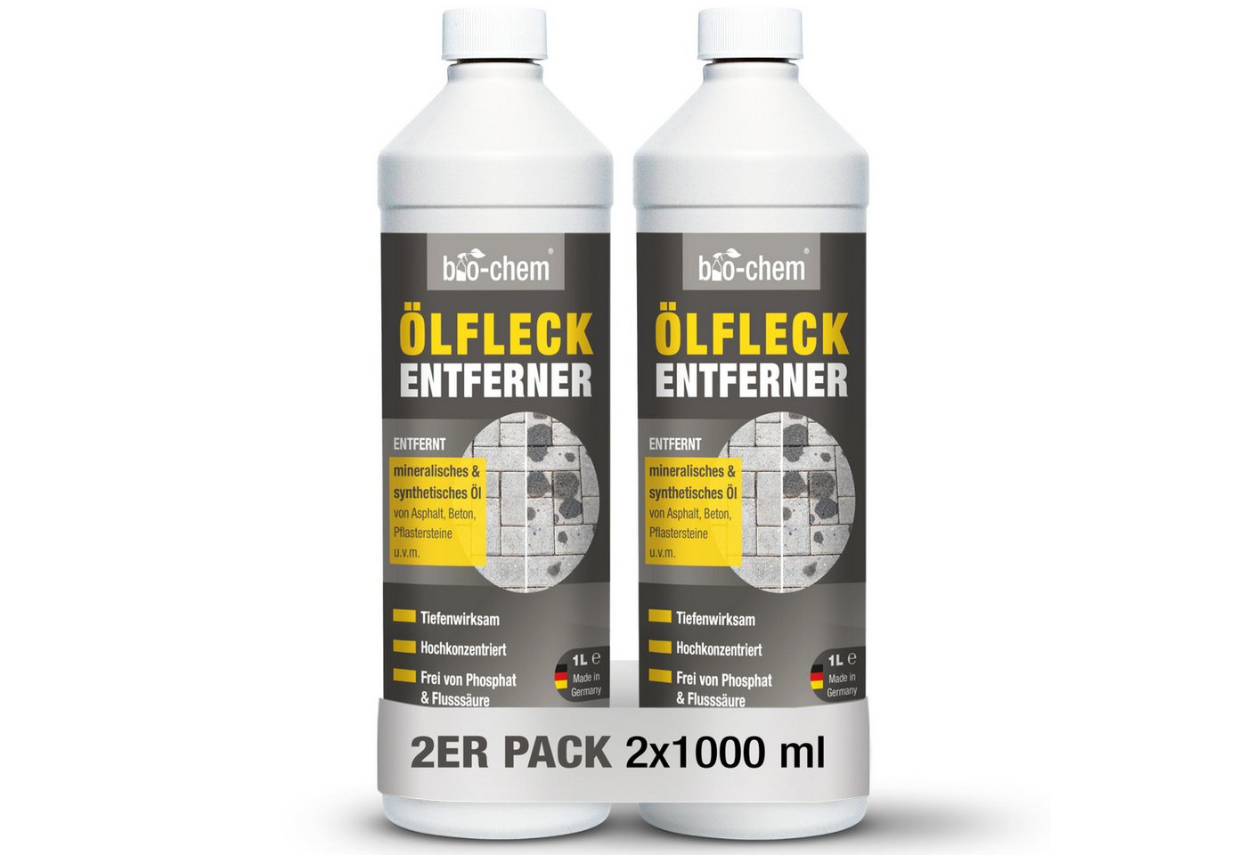 bio-chem Ölfleckentferner 1L – Asphalt, Beton & Pflaster – bio-chem Fleckentferner bio-chem Ölfleckentferner 1L – Asphalt, Beton & Pflaster – bio-chem Fleckentferner von bio-chem
