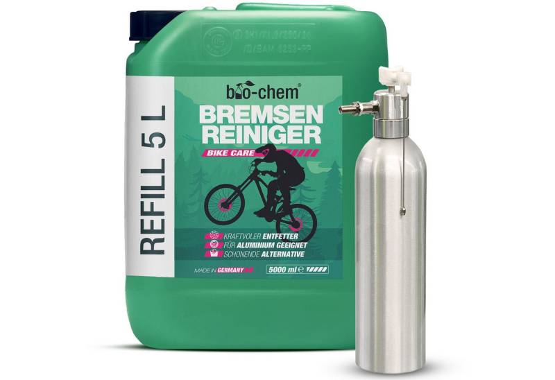 bio-chem bio-chem Bremsenreiniger Spray 750 ml – Entfetter für Fahrrad, KFZ Bremsenreiniger (Sparpaket, [- Bremsenreiniger 5 l Kanister + Air-Force Druckluft-Sprühflasche Leistungsstarker, kennzeichnungsfreier Bremsenreiniger) bio-chem bio-chem Bremsenreiniger Spray 750 ml – Entfetter für Fahrrad, KFZ Bremsenreiniger (Sparpaket, [- Bremsenreiniger 5 l Kanister + Air-Force Druckluft-Sprühflasche Leistungsstarker, kennzeichnungsfreier Bremsenreiniger) von bio-chem