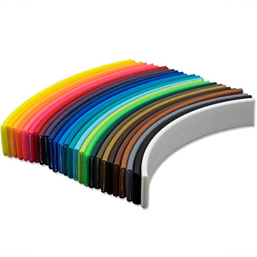 bio-leine Beta BioThane Meterware - 2,5mm dick I schmutz- und wasserabweisend - bis zu 30m lang I in Dunkelbraun - 12 mm breit von bio-leine