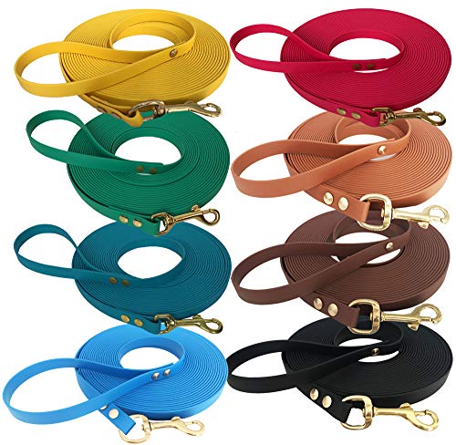 bio-leine Longe Softlonge aus Biothane - 16mm breit I Pferdelonge mit Handschlaufe I Schleppleine Longierleine für Reitsport Pferd - 7 Meter lang in Rotbraun bio-leine Longe Softlonge aus Biothane - 16mm breit I Pferdelonge mit Handschlaufe I Schleppleine Longierleine für Reitsport Pferd - 7 Meter lang in Rotbraun von bio-leine