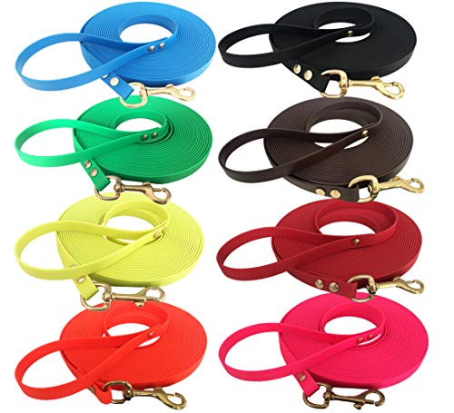 bio-leine Schleppleine 12mm breit - 7,5 m lang in Rot I Hundeleine mit Handschlaufe aus Beta Biothane - Leine für kleine und große Hunde I wasserabweisend bio-leine Schleppleine 12mm breit - 7,5 m lang in Rot I Hundeleine mit Handschlaufe aus Beta Biothane - Leine für kleine und große Hunde I wasserabweisend von bio-leine