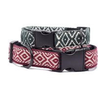 Black Edition "Birkfuchs" Halsband Aus Baumwolle Mit Schwarzem Gurtband, Stabiler Kunststoffschnalle & Webband in Rot, Dunkelgrün, Senfgelb Black Edition "Birkfuchs" Halsband Aus Baumwolle Mit Schwarzem Gurtband, Stabiler Kunststoffschnalle & Webband in Rot, Dunkelgrün, Senfgelb von birchfox