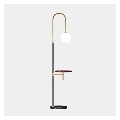 Stehlampe Moderne Stehlampe mit Beistelltisch und USB-Aufladung, Wohnzimmer, Schlafzimmer, Büro von birene