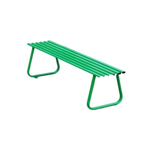 birene Gartenbank, Outdoor Bank Park Stuhl Doppel Terrasse Freizeit Sitzgelegenheiten Terrassenbank(Green,L) von birene