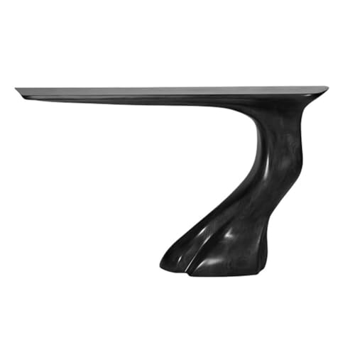 birene Konsolentisch aus Massivholz, 142,2 cm, schmaler Flur-Sofatisch for Wohnzimmer(Black) von birene