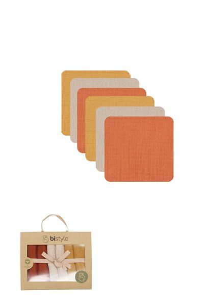 bistyle Musselin-Mundtücher - extra dicker 4-lagiger - 20x20cm - 6er Pack - zertifiziert – Bio Baumwolle bistyle Musselin-Mundtücher - extra dicker 4-lagiger - 20x20cm - 6er Pack - zertifiziert – Bio Baumwolle von bistyle