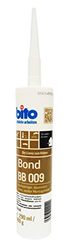 bito Bond BB 009 professioneller Montagekleber & Dichtstoff auf MS-Polymer-Basis, weiß, 480 g, für Innen & Aussen von bito AG