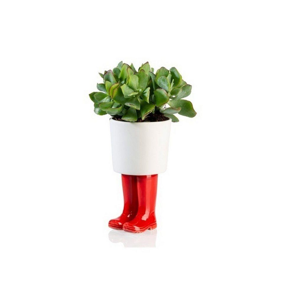 bitten Blumentopf Gummistiefel Mini Blumentopf in rot bitten Blumentopf Gummistiefel Mini Blumentopf in rot von bitten