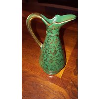 Porzellan Handbemalte 22K Garantierte Goldvase Oder Krug von bitzandpiecesShop