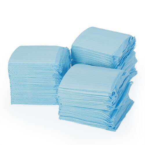 100 Stück Welpenunterlage Hygieneunterlagen für Haustiere Trainingsunterlagen Für Welpen PIPI Trainingsmatte Welpenunterlage Hunde Katze Pinkeln Pads 33x45cm Blau von biusgiyeny