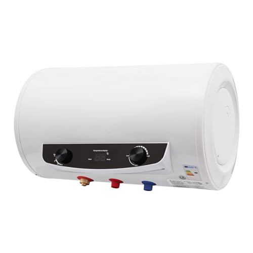 35 L Elektro Warmwasserspeicher Boiler Flacher horizontaler Warmwasserspeicher Wandbefestigung Horizontal Wasserboiler Dusche LED IPX4 2000W 35 L Elektro Warmwasserspeicher Boiler Flacher horizontaler Warmwasserspeicher Wandbefestigung Horizontal Wasserboiler Dusche LED IPX4 2000W von biusgiyeny