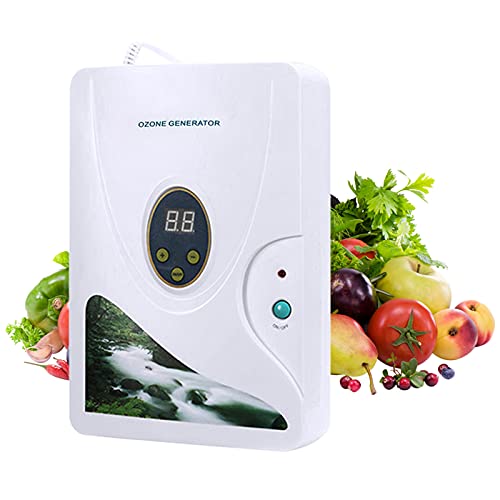 600 mg/h Ozon-Generator Digitaler Ozongenerator Ozon-Entgiftungsmaschinen Ozonator Luftreiniger Ozonisator für Obst Gemüse Fleisch Süßwasser Hydroponik von biusgiyeny