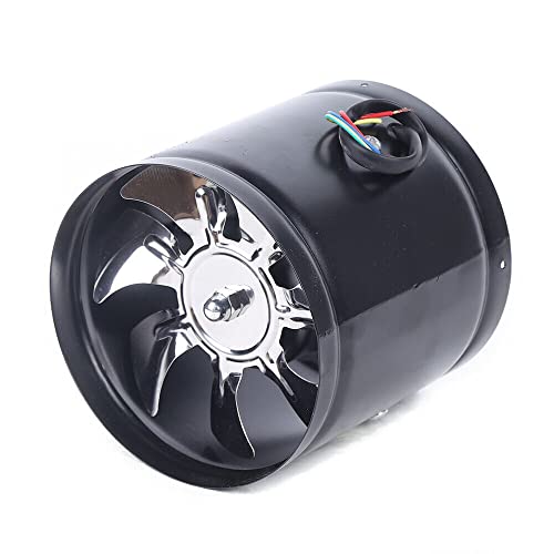 biusgiyeny Abluftventilator Ø150mm Rohrlüfter Zuluft/Abluft Rohrventilator Lüfter Kanal Rohrventilator Inline-Abluftventilator 500m³/h Abluft Zuluft Rohrlüfter Industrielüfter von biusgiyeny