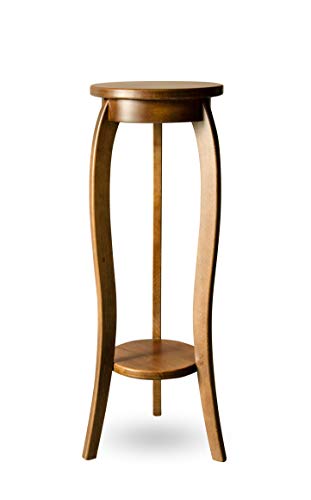 Blumenhocker Blumenständer Blumentisch aus massives Buchenholz (Braun, 28x75) von bixard