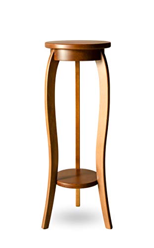 bixard Blumenhocker Blumenständer Blumentisch aus massives Buchenholz (Kirsche, 28x75) von bixard