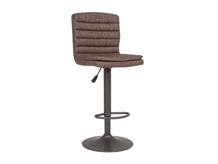 Bizzotto Barhocker Connor 2er-Set aus Kunstleder, Braun, Der Barhocker ist höhenverstellbar, braun, Braun, Braun von bizzotto
