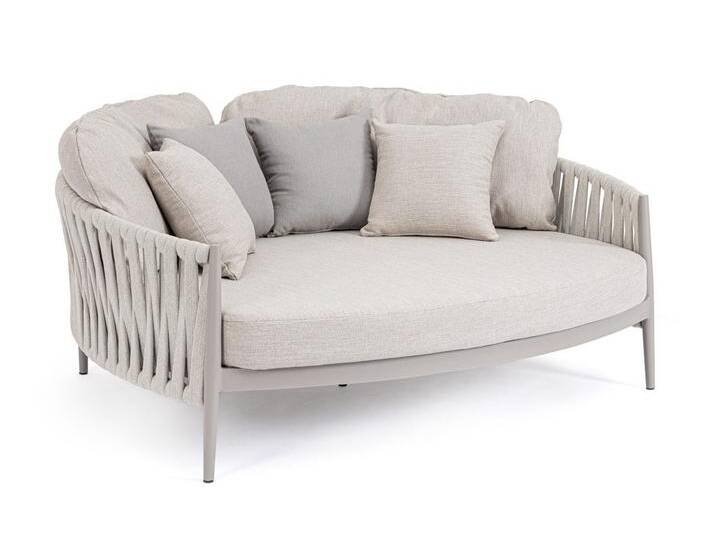 Bizzotto Daybed Jacinta aus Aluminium, beige, Sand von bizzotto