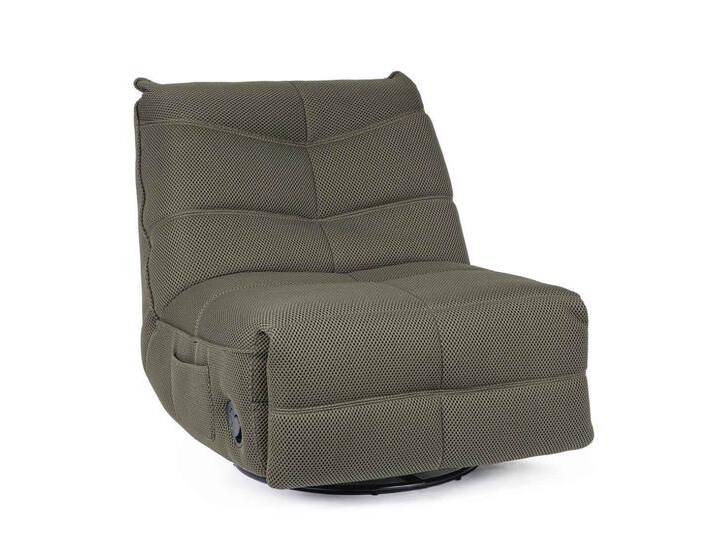 Bizzotto Drehsessel Gitta mit Relax-Funktion, Waldgrün, Mit verstellbarer Fußstütze, grün, Waldgrün, Waldgrün von bizzotto