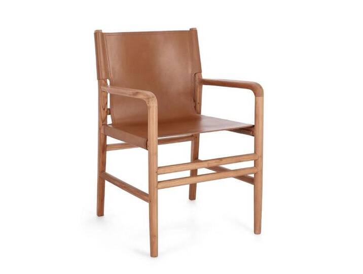 Bizzotto Esszimmerstuhl Esszimmerstuhl Caroline mit Armlehne, braun, Cognac Bizzotto Esszimmerstuhl Esszimmerstuhl Caroline mit Armlehne, braun, Cognac von bizzotto