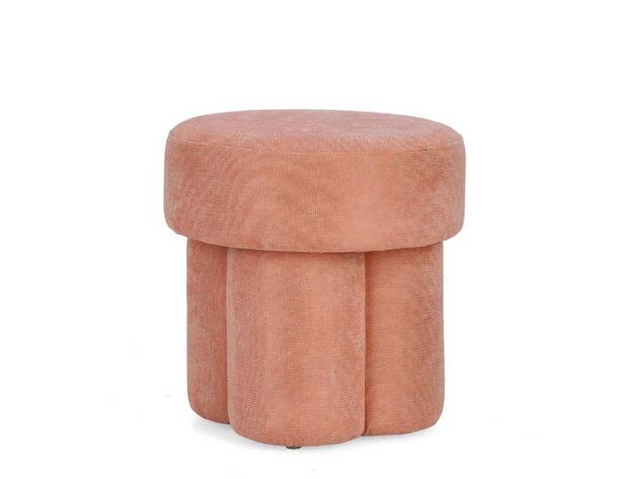 Bizzotto Hocker Glenda aus Stoff, Pfirsich, rot, Pfirsich, Pfirsich Bizzotto Hocker Glenda aus Stoff, Pfirsich, rot, Pfirsich, Pfirsich von bizzotto