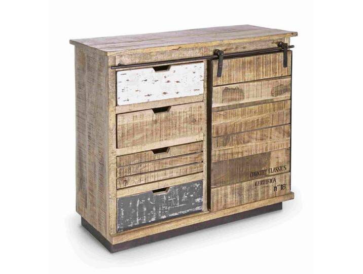 Bizzotto Kommode Tudor aus Mangoholz, 90 cm, beige von bizzotto
