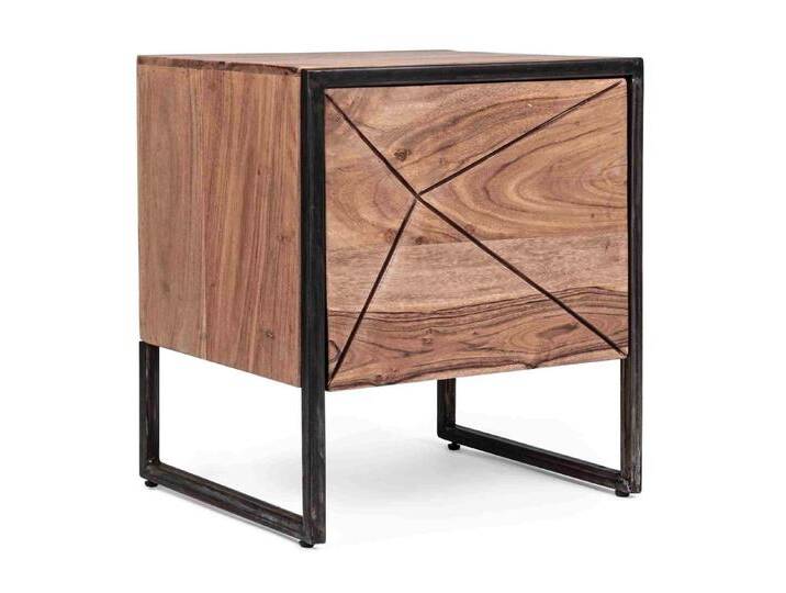 Bizzotto Nachttisch Egon aus Akazienholz, 45 cm, Push-to-Open Verschluss, beige Bizzotto Nachttisch Egon aus Akazienholz, 45 cm, Push-to-Open Verschluss, beige von bizzotto