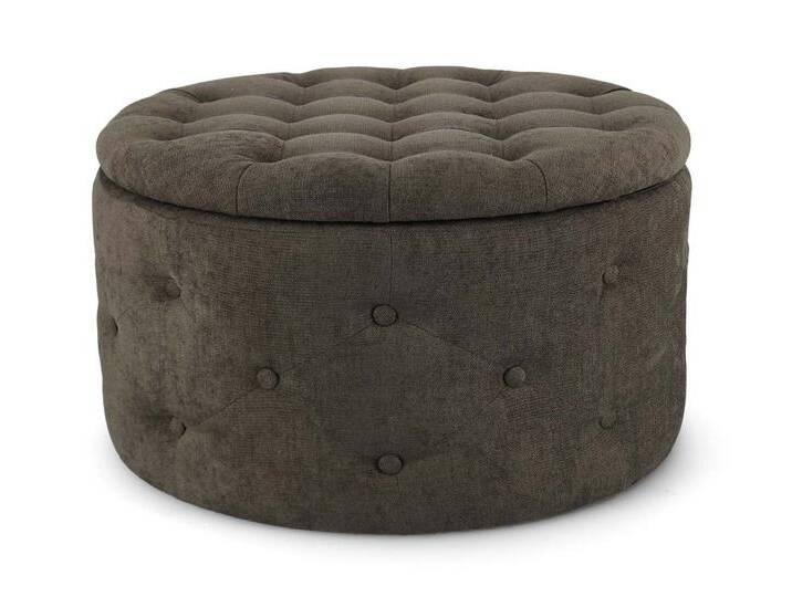 Bizzotto Pouf Ernestine aus Stoff, Dunkelbraun, Innenraum mit Taschen für Schuhe, braun, Dunkelbraun, Thymian, Dunkelbraun Bizzotto Pouf Ernestine aus Stoff, Dunkelbraun, Innenraum mit Taschen für Schuhe, braun, Dunkelbraun, Thymian, Dunkelbraun von bizzotto