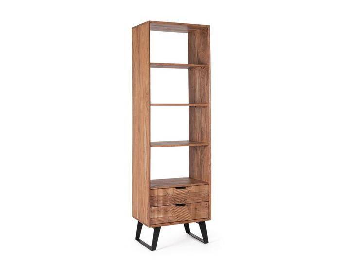 Bizzotto Regal Isar aus Akazienholz, 58 cm, Fronte aus handgefertigten Schnitzereien, beige Bizzotto Regal Isar aus Akazienholz, 58 cm, Fronte aus handgefertigten Schnitzereien, beige von bizzotto