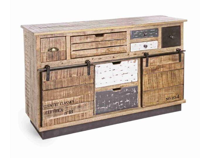 Bizzotto Sideboard Tudor aus Mangoholz, 125 cm, beige von bizzotto