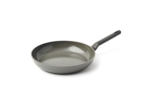 BK Cookware Balans Bratpfanne aus Keramische mit Antihaftbeschichtung, 30 cm, Induktionsgeeignet, PFAS-frei, Backofengeeignet bis 160°C, Spülmaschinengeeignet, Grau von BK